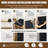 6-pack 3d Faux Stone Wall Panels, Waterproof Cement-texture Wainscoting Panels-133787109