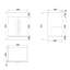 Edmonston 600 mm Freestanding Single Vanity-1302301722