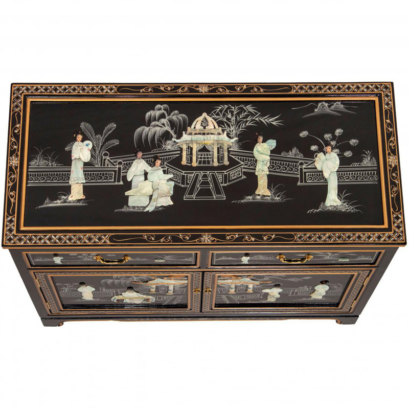 Black Lacquer Sideboard - Royal Ladies
