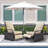 Adhvik Powder Coated Aluminum Outdoor Lounge Chair-85228322