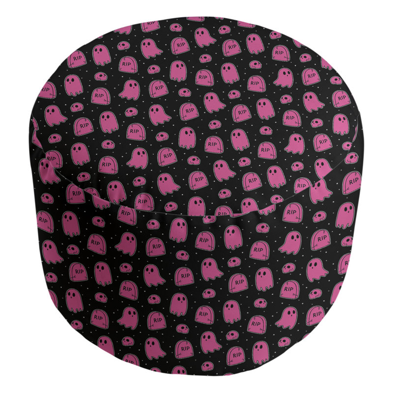 Repose-pieds Avicia, Rose/noir