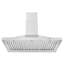 36" 400 CFM Convertible Wall Mount Range Hood in Brushed Stainless Steel