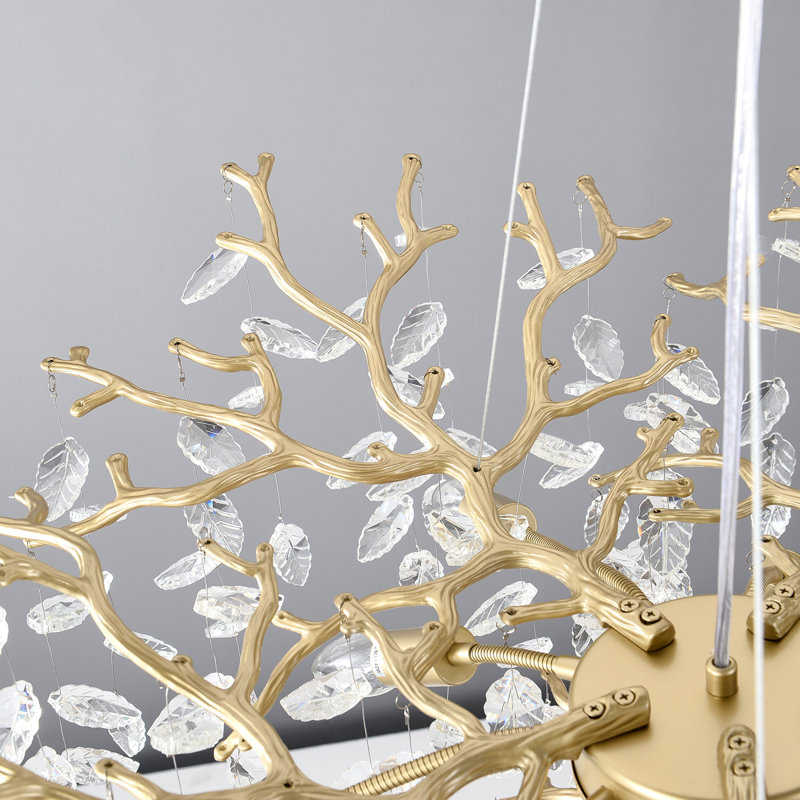 Luminaire suspendu en forme de lustre en cristal 8 lumières pour îlot de cuisine pour vestibule de salle à manger