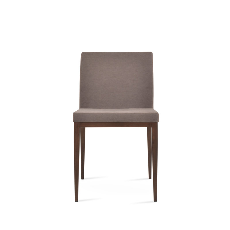 Aria MW Side Chair, Walnut, Wool Mocha