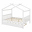 Lit en bois avec couchette-381132855