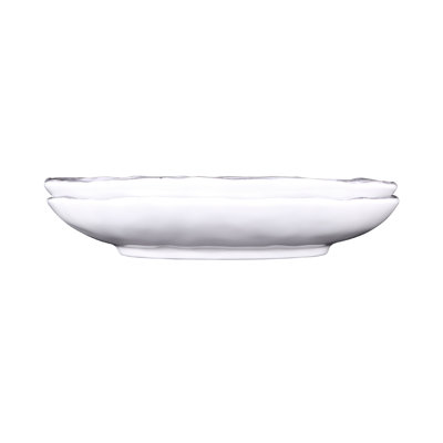 Assiette à salade en mélamine 8,8 po profonde ovale de 19 oz Van Gogh