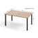 Rectangular 6 - Person 60" Long Dining Set with Cushions