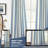 Chris Striped Linen Blend Textured Light Filtering Semi Sheer Rod Pocket Back Tab Curtains-454050304-468523331