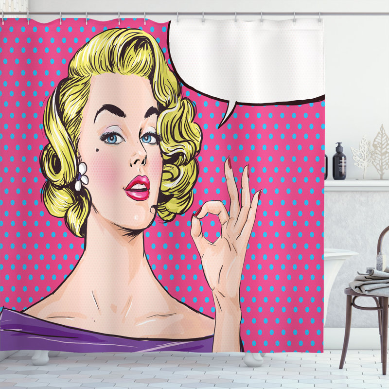 Ensemble de rideau de douche + crochets, H 69 po x l 105 po