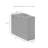 Sneed Rectangular Metal Outdoor Side Table , 32'' in. W 15.5'' in. D-1212284576