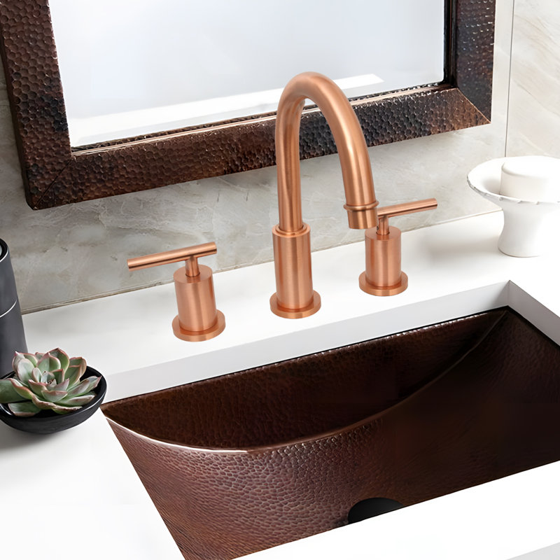 2-handle Bathroom Faucet, Bronze