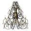 Lustre traditionnel de style bougie 32 lumières Serratina