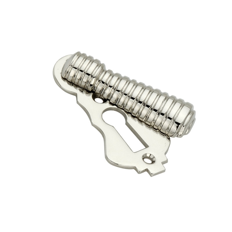 Beehive Escutcheon, Polished Nickel