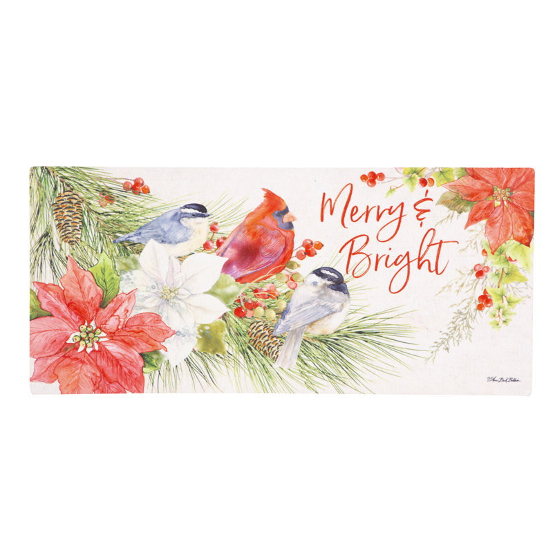 Tapis Merry and Bright Cardinal Sassafras