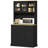 71" Tall Freestanding Kitchen Cabinet Black-698627793