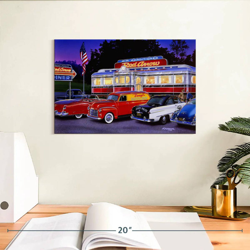 Mehar Red Arrow Diner, 8" H x 12" W