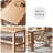 Modern Burlywood Rectangular Solid Wood Dining Table-187081500