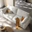 Canapé 71 po, causeuse moderne Mid-Century-953640884