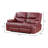 2-piece Upholstered Reclining Sofa Set Red