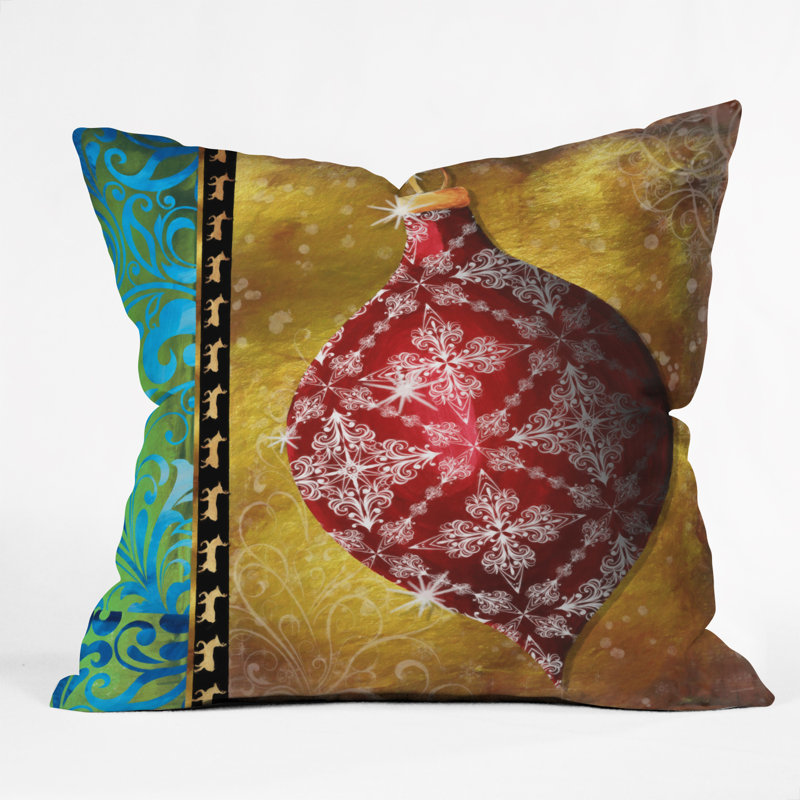 Madart Inc Elegante Throw Pillow, 16" x 16"
