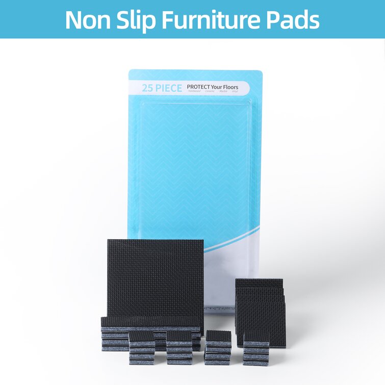 BIKAHOM Non Slip Furniture Pads - Premium 36 PCS 1'' Chair Leg Protectors  for Hardwood Floors - Self Adhesive Rubber Feet - On Sale - Bed Bath &  Beyond - 36090459