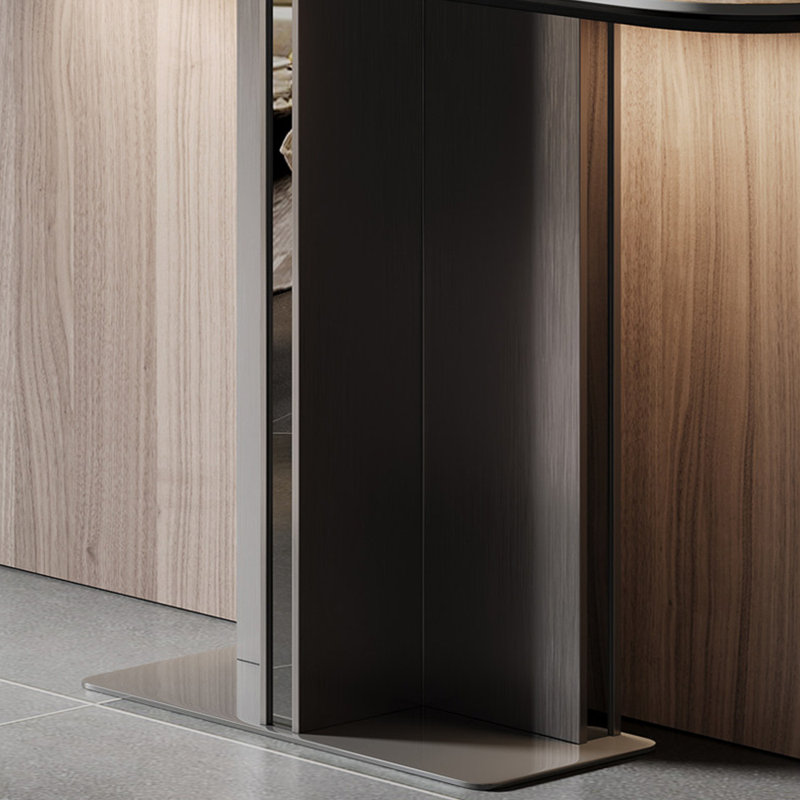 Console en métal de style italien., H 33,4 po x l 55 po x P 13,7 po