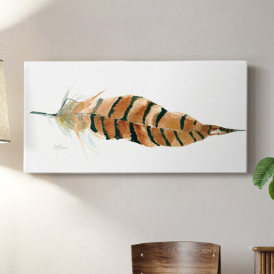 Tail Feather I- Gallery Wrapped Canvas -Ready to Hang