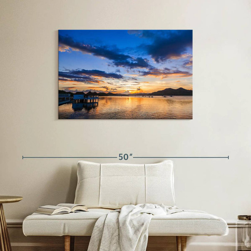 Coron Gillard Sunset, 26" H x 39" W