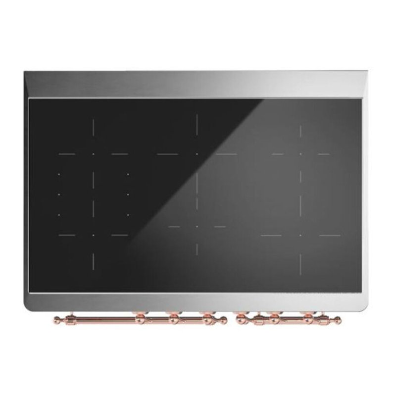 Majestic II 40" Freestanding Induction Range, Stainless Steel/Copper