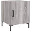 Menpal 40cm W Iron Bedside Table-1046406757