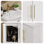 Meuble-lavabo mural 24 po avec lavabo en céramique et portes à fermeture douce | Assemblage facile, solution de rangement élégante-315202802