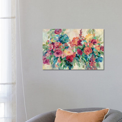 Flower Market by Silvia Vassileva - Wrapped Canvas Painting