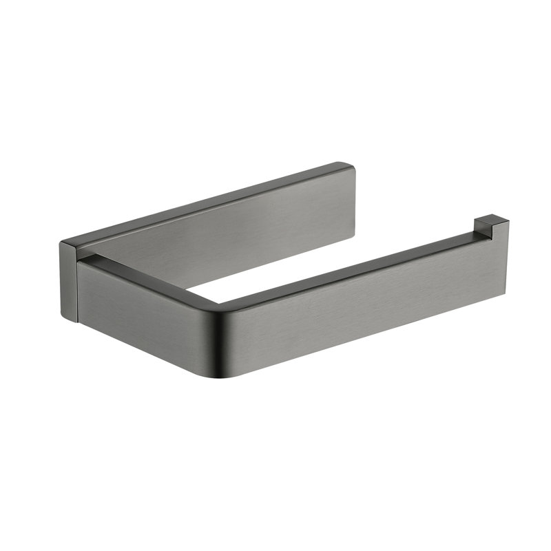 Paquet de 2 porte-papier hygiénique mural simple en acier inoxydable, 1, Acier Inoxydable