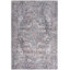 Tapis oriental gris en polyester lavable à la machine Lyiah-86994208