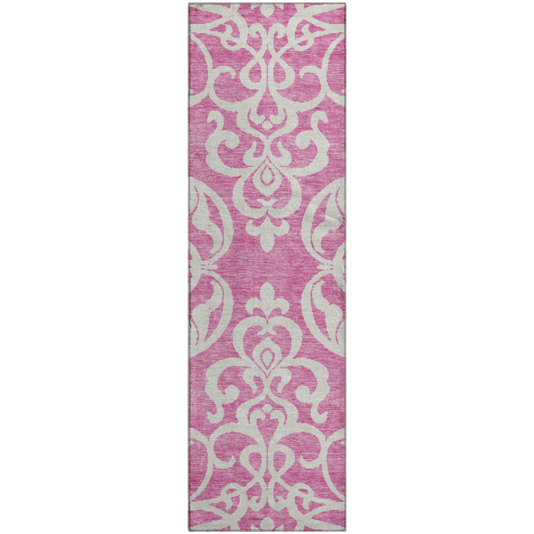 Premium Machine Washable Prisco Blush Rug