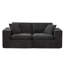 Canapé confortable en chenille, canapé 2 places moderne, aucune installation requise, convient aux maisons, appartements et bureaux-994956822