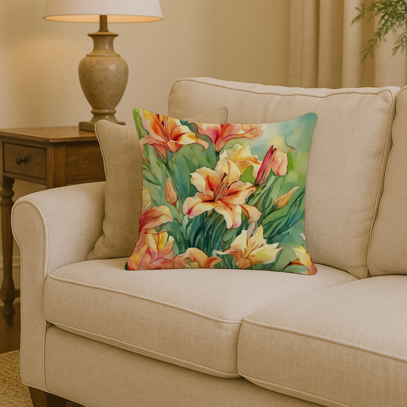 Coussin Utah Sego, Carré 14 po