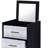 Myles Contemporary Rectangular 4-Drawer Jewelry Armoire with Metal Legs-70306516