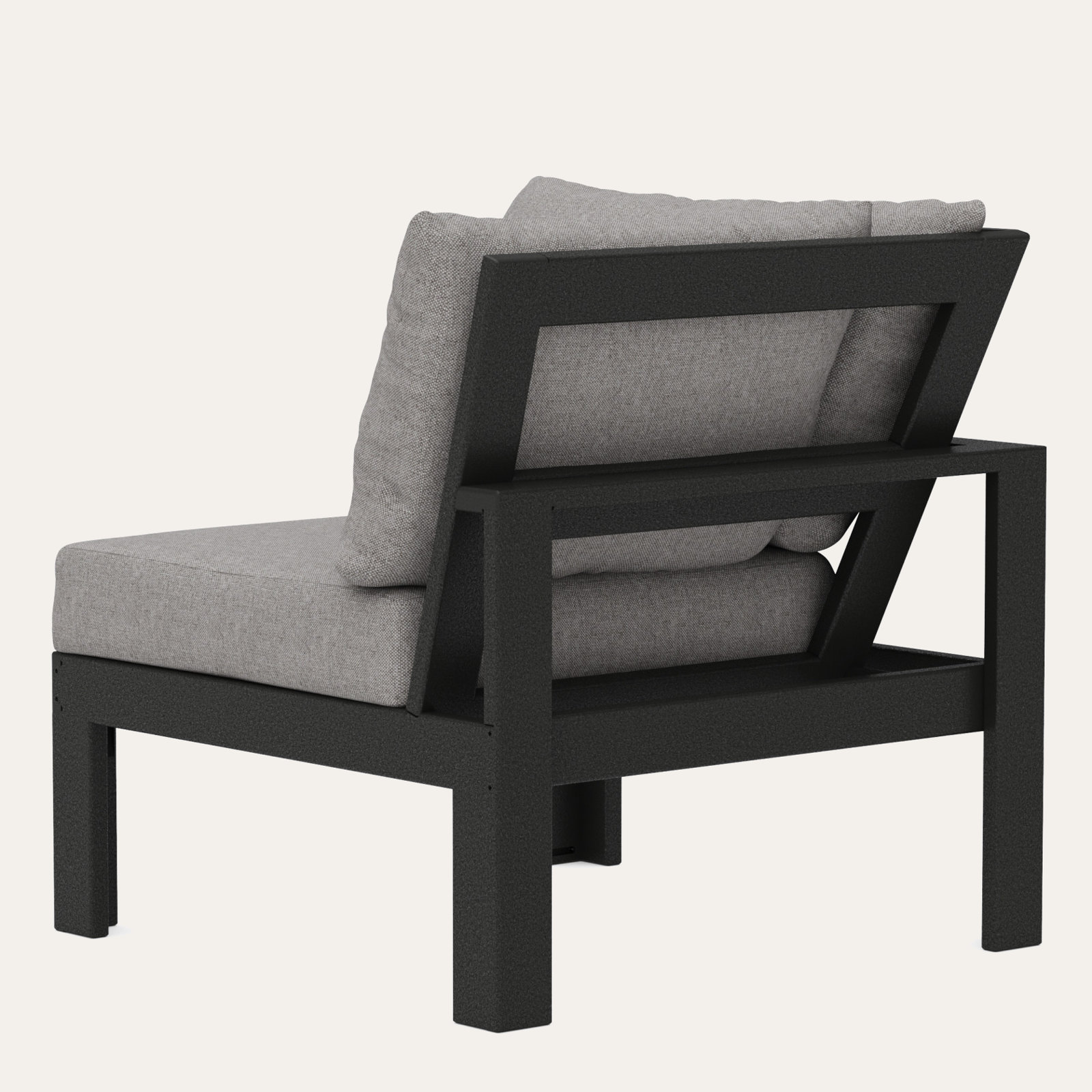 Edge Patio Lounge Chair, Grey Revolution®, Black