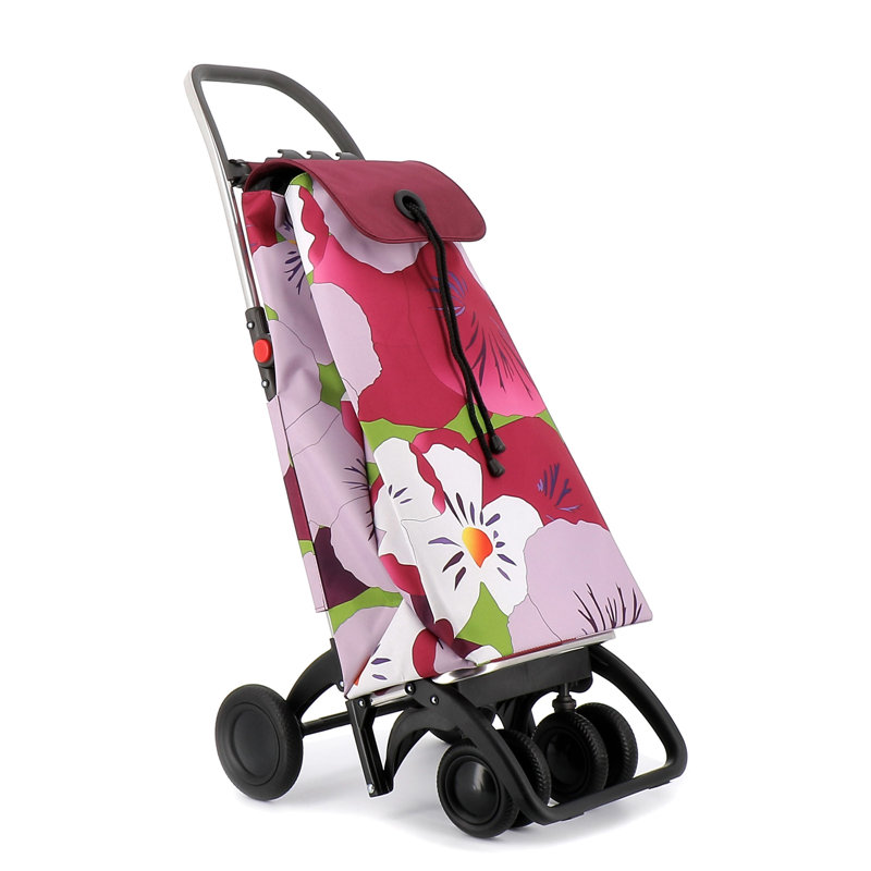 Max 41.3386'' H x 15.5512'' W Cart with Wheels, Bassi with all-over Floral Print