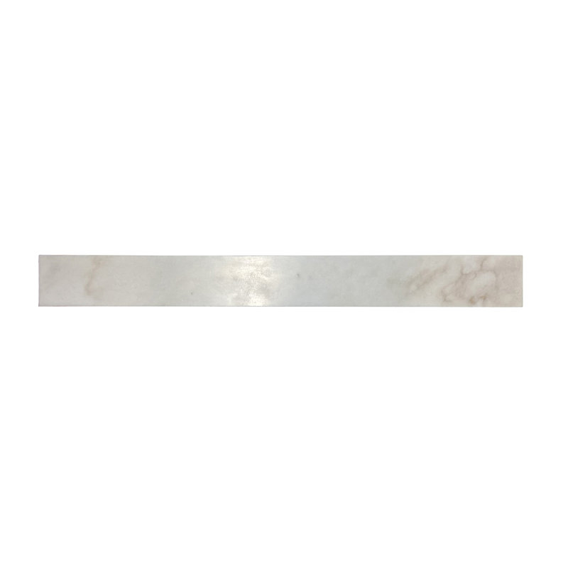 36" White Marble Backsplash