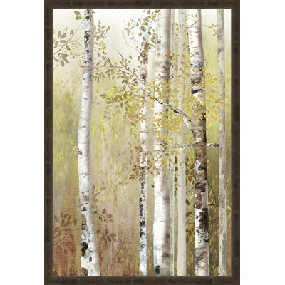« serenity bouleau », reproduction d’art encadrée