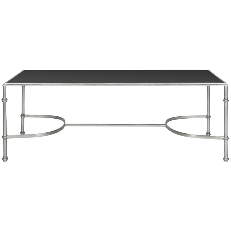 Tillie Four Leg Coffee Table, Silver