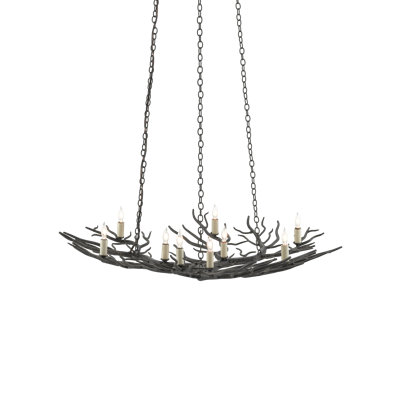 Rainforest 9 - Light Dimmable Linear Chandelier