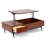 Dakota Solid Wood Top Single Coffee Table