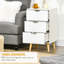 Benzion 40cm W Particle Board Bedside Table
