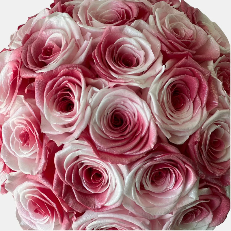 Arrangement floral de roses conservées, Rose