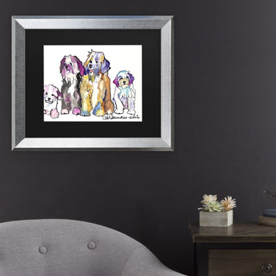 " The Gang " by Pat Saunders-White Painting Print