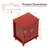 Dorlan 19.7“W Cute Cloud shape Nightstand-511689479