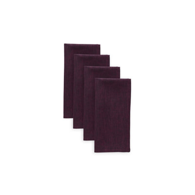 100% Pure Linen Dinner Napkins - Athena